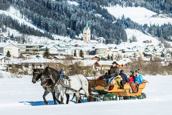 Pferdeschlittenfahrten - Winterurlaub in Radstadt, Ski amadé